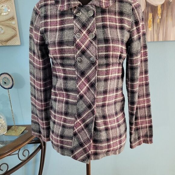 Plaid Roxy Coat   - Picture 4 of 8
